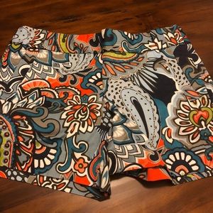 JCrew Printed Shorts Size 4